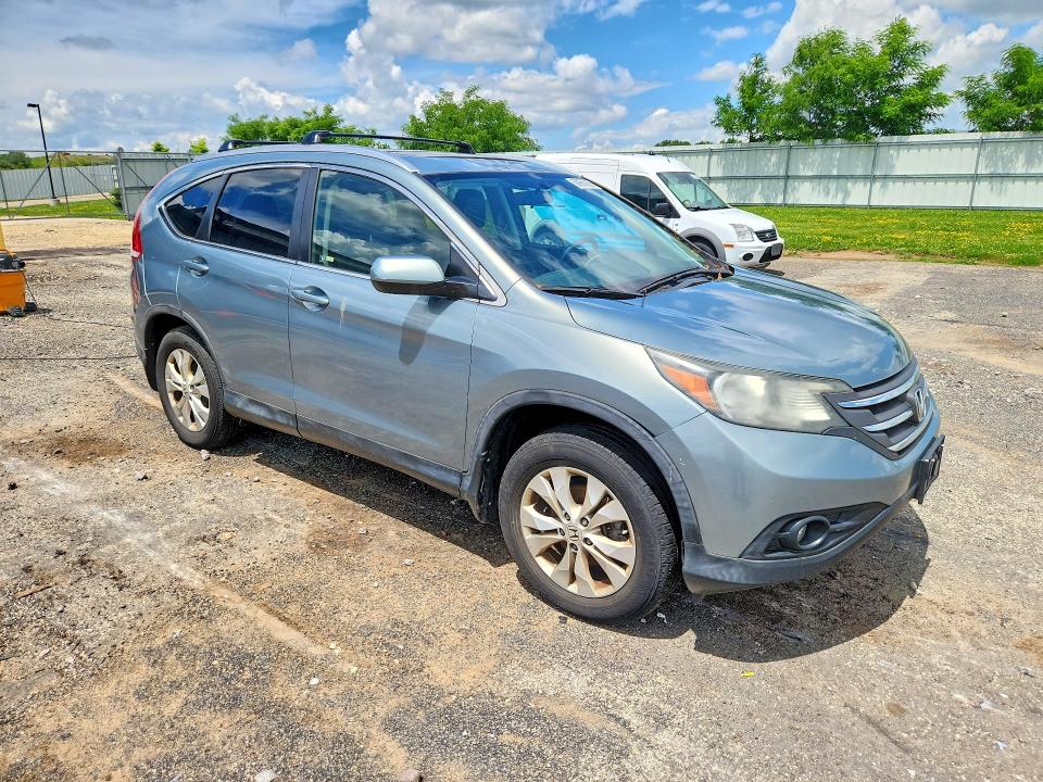 2012 Honda VIN JHLRM4H74CC005664 COPART salvage auction — ROOF, Va - Cert Of Title - Salvage, sold $2,350 on 2026-07-28 (photo 4)