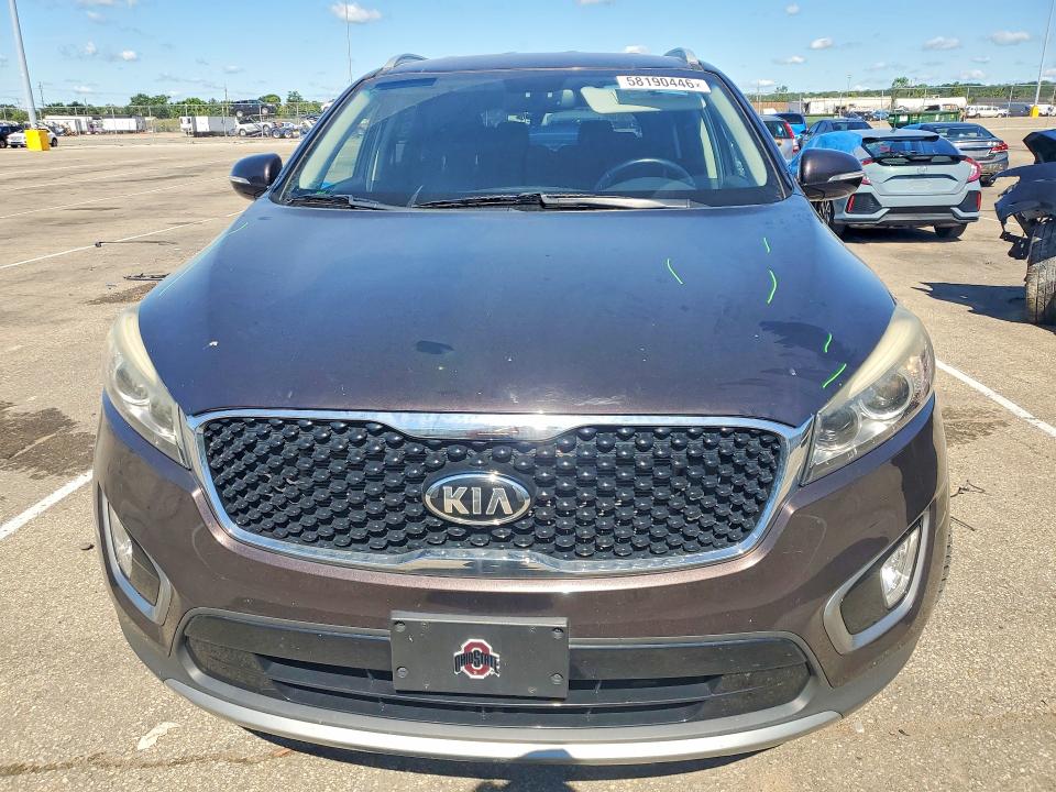 2016 Kia Sorento VIN 5XYPHDA56GG113478 COPART salvage auction — VANDALISM, Oh - Cert Of Title-Salvage, sold $2,600 on 2026-07-06 (photo 5)