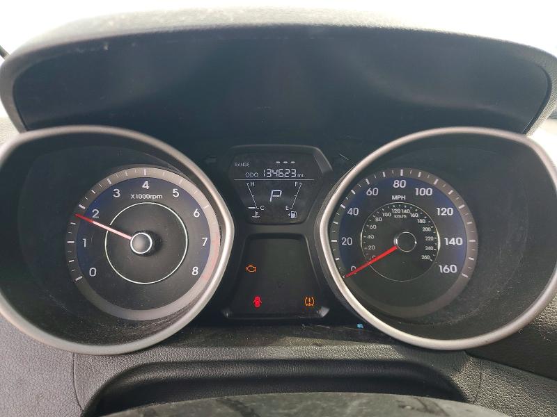 2013 Hyundai Elantra VIN KMHDH6AE8DU013354 COPART salvage auction — FRONT END, In - Cert Of Title-Salvage Title, sold $325 on 2026-07-21 (photo 9)