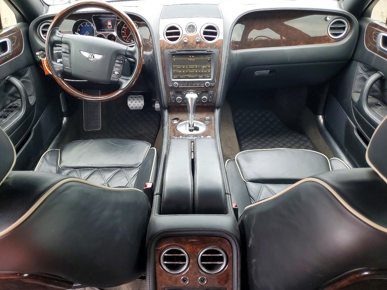 2013 Bentley Continental VIN SCBBP9ZA8DC078165 COPART salvage auction — Rear End, NY - CERT OF TITLE-REBUILT SALVAGE, sold $12,500 on 2026-09-09 (photo 8)