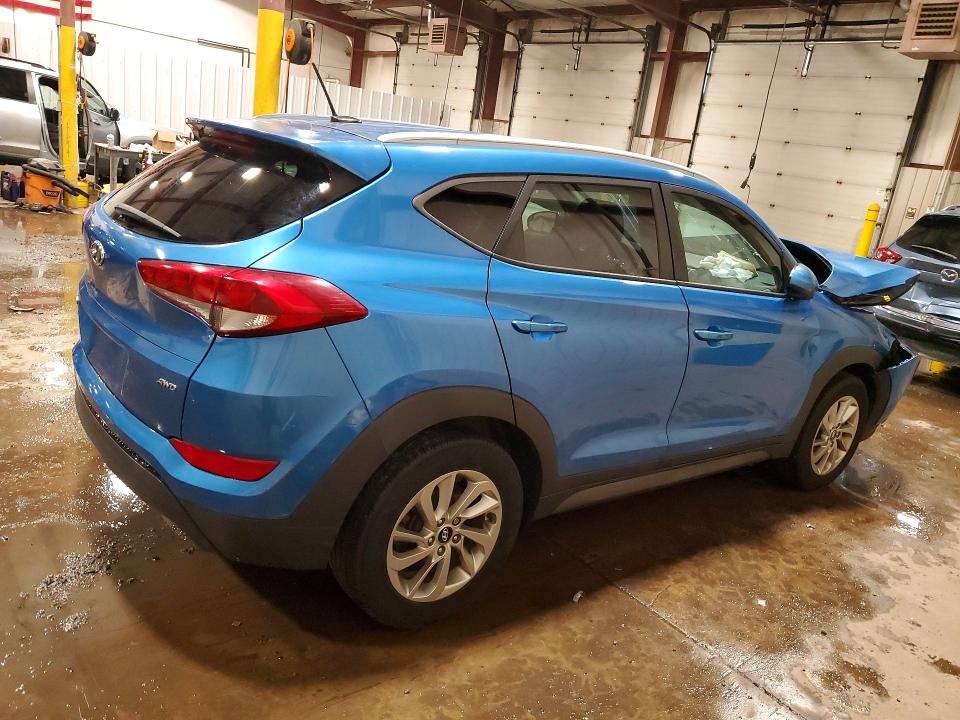 2016 Hyundai Tucson VIN KM8J3CA48GU211671 COPART salvage auction — FRONT END, Pa - Certificate Of Salvage, sold $1,400 on 2026-07-14 (photo 3)