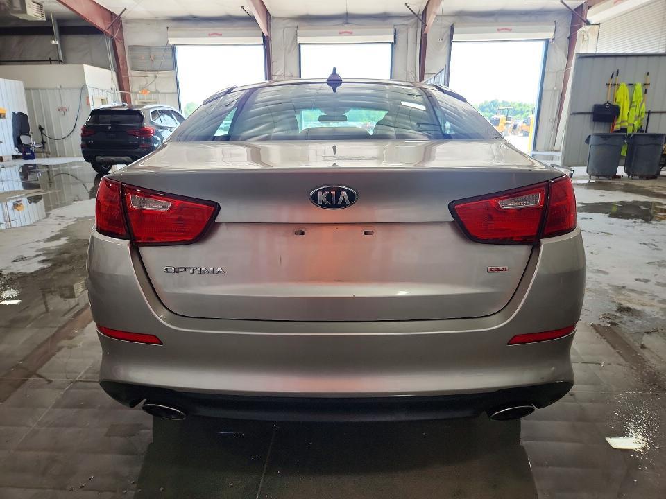 2015 Kia Optima VIN 5XXGM4A76FG384279 COPART salvage auction — VANDALISM, Il - Salvage Certificate, sold $975 on 2026-07-20 (photo 6)