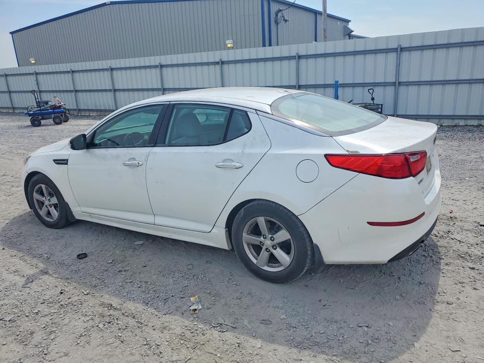 2015 Kia Optima VIN 5XXGM4A75FG358871 COPART salvage auction — VANDALISM, Nc - Salvage Certificate Of Title, sold $1,600 on 2026-07-22 (photo 2)