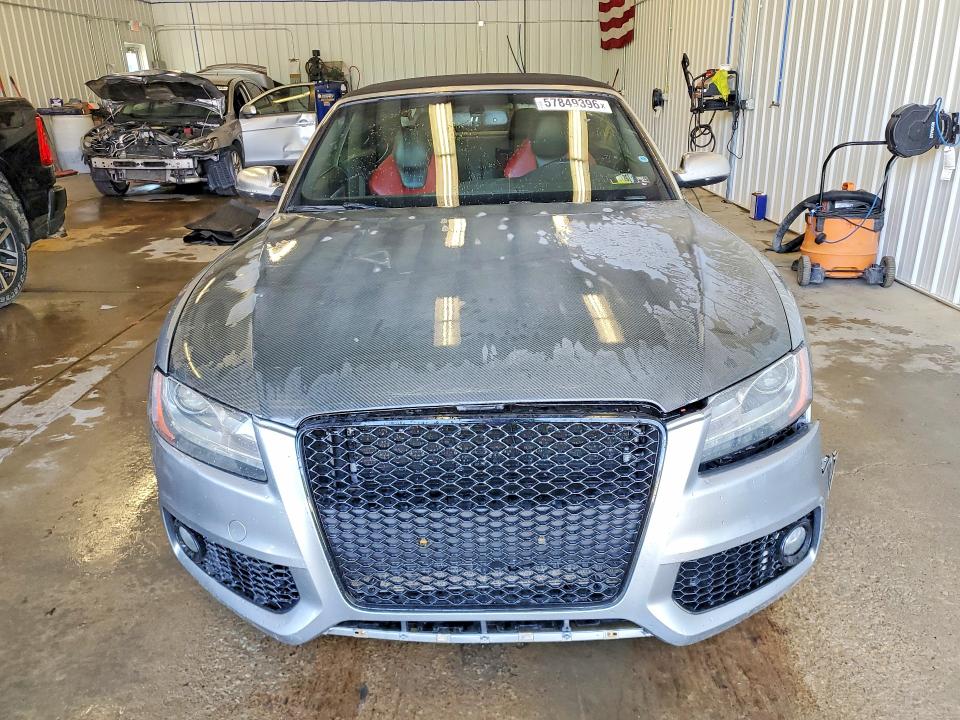 2011 Audi S5 VIN WAUVGAFHXBN018612 COPART salvage auction — FRONT END, Pa - Reconstructed Clean, sold $725 on 2026-07-04 (photo 5)