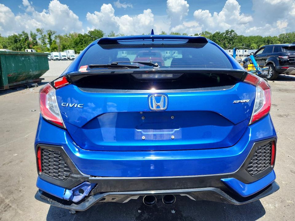 2018 Honda Civic VIN SHHFK7H4XJU202852 COPART salvage auction — FRONT END, Fl - Cert Of Title Slvg Rebuildable, sold $1,550 on 2026-07-13 (photo 6)