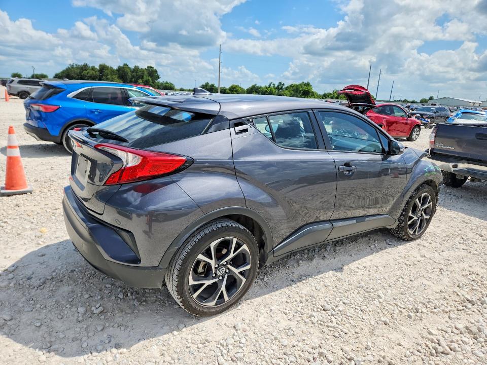 2018 Toyota C-hr VIN NMTKHMBX9JR030324 COPART salvage auction — FRONT END, Tx - Salvage Vehicle Title, sold $125 on 2026-07-23 (photo 3)