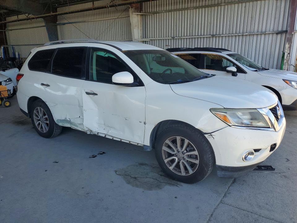 2015 Nissan Pathfinder VIN 5N1AR2MN1FC644931 COPART salvage auction — SIDE, Ca - Salvage Certificate, sold $275 on 2026-07-02 (photo 4)