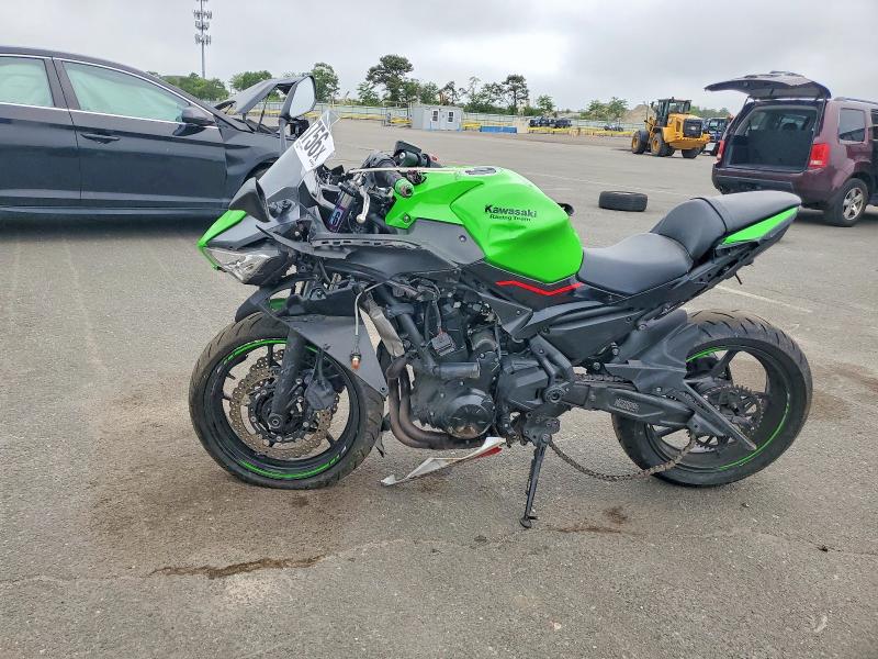 2022 Kawasaki Ex VIN ML5EXEM18NDA65287 COPART salvage auction — FRONT END, Ny - Mv-907A Salvage Certificate, sold $675 on 2026-07-02 (photo 3)