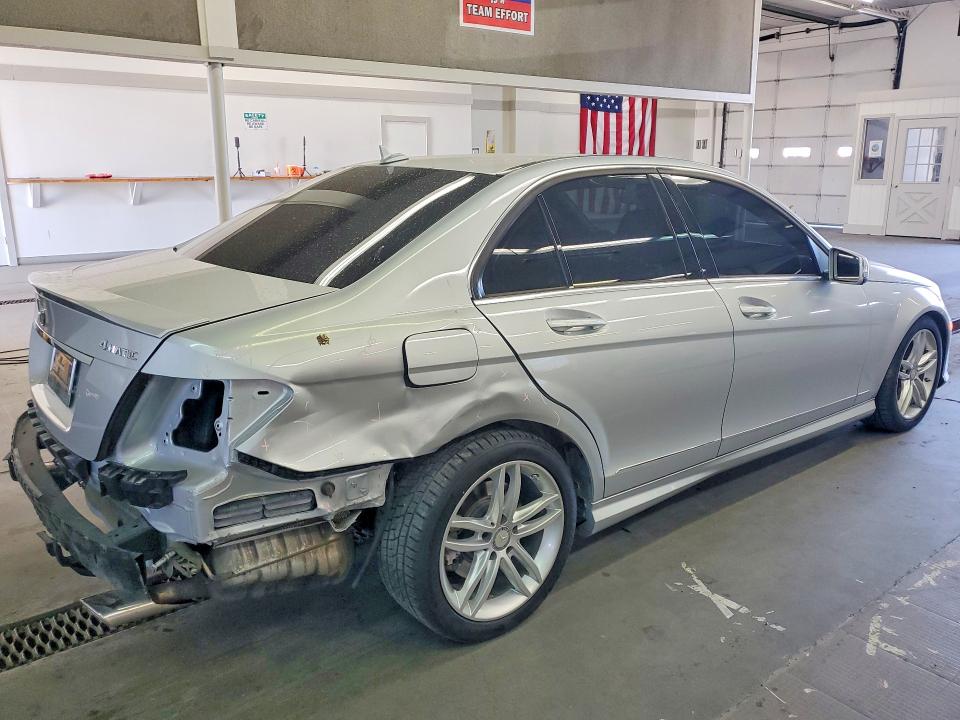2013 Mercedes-benz C-klasse VIN WDDGF8ABXDR260005 COPART salvage auction — REAR END, Wa - Bill Of Sale, sold $4,600 on 2026-07-06 (photo 3)