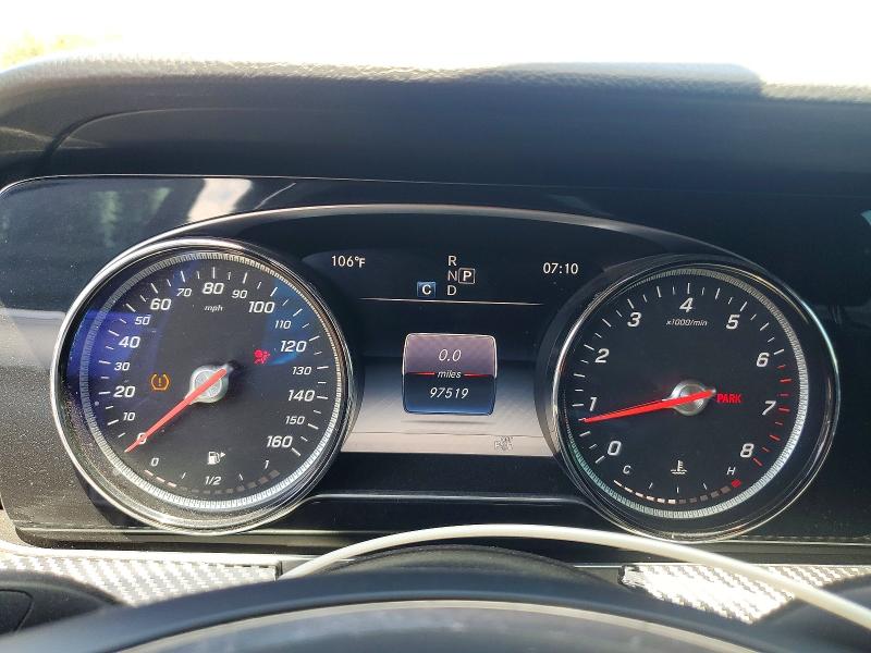 2017 Mercedes-benz E-klasse VIN WDDZF4JB7HA204027 COPART salvage auction — FRONT END, Fl - Cert Of Title Slvg Rebuildable, sold $8,200 on 2026-08-17 (photo 9)
