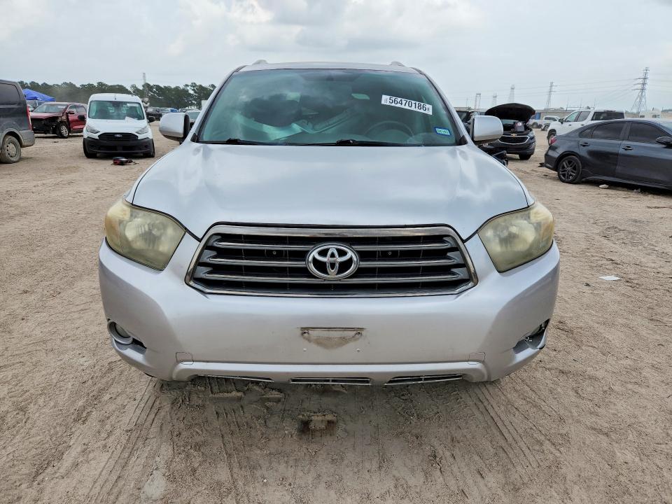 2009 Toyota Highlander VIN JTEDS43A892084458 COPART salvage auction — REAR END, Tx - Salvage Vehicle Title, sold $2,700 on 2026-07-24 (photo 5)