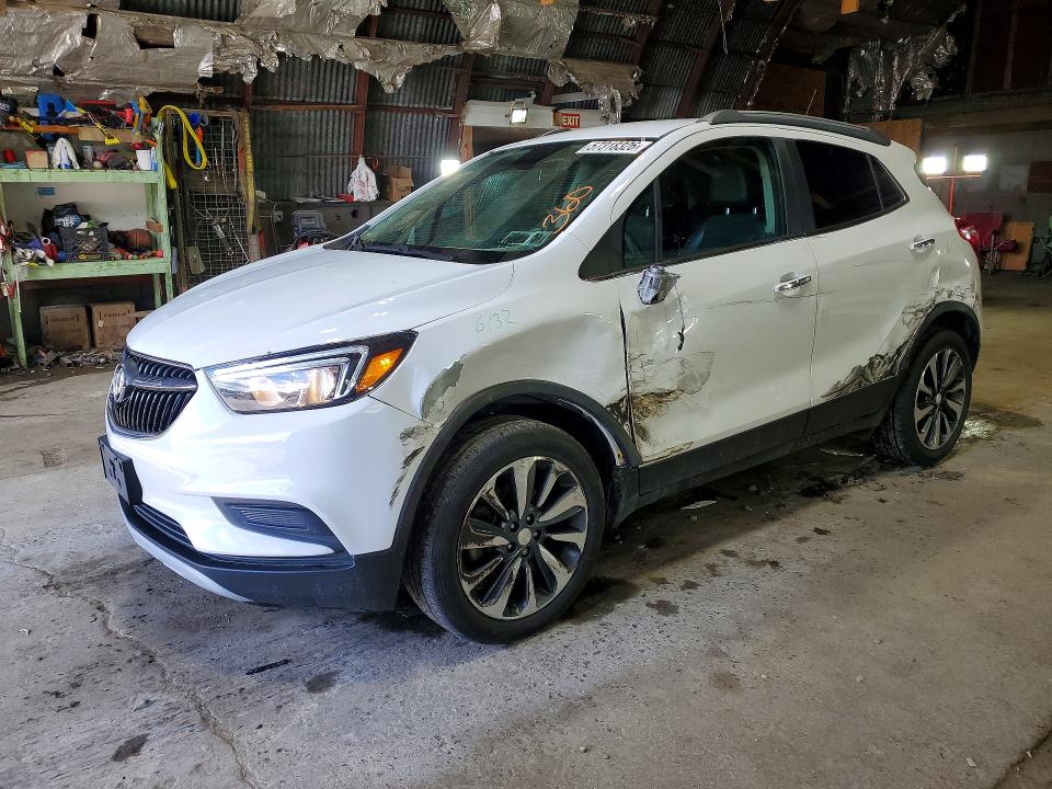 2021 Buick Encore VIN KL4CJESB1MB341000 COPART salvage auction — SIDE, Ny - Mv-907A Salvage Certificate, sold $1,450 on 2026-07-22 (photo 1)