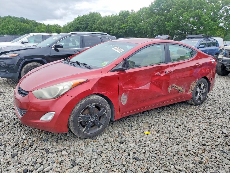 2013 Hyundai VIN 5NPDH4AE0DH428462 COPART salvage auction — WATER/FLOOD, Az - Cert Of Title - Salvage, sold $400 on 2026-07-09 (photo 1)