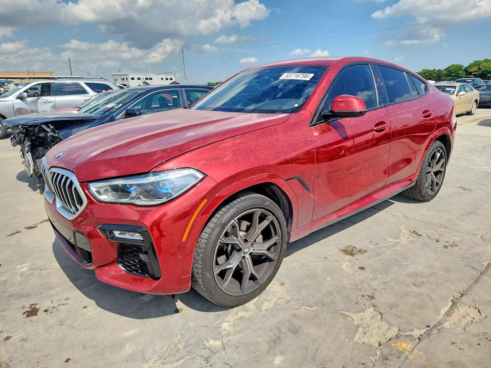 2021 BMW X6 VIN 5UXCY6C01M9G25210 — COPART salvage auction photo