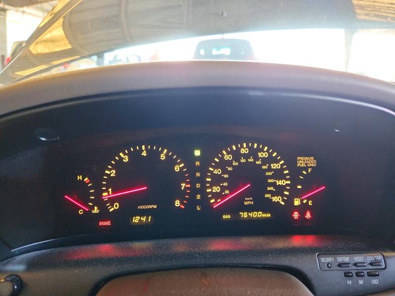 1995 Lexus Sc VIN JT8UZ30C7S0048793 COPART salvage auction — SIDE, CA - SALVAGE CERTIFICATE, sold $2,350 on 2026-07-13 (photo 9)