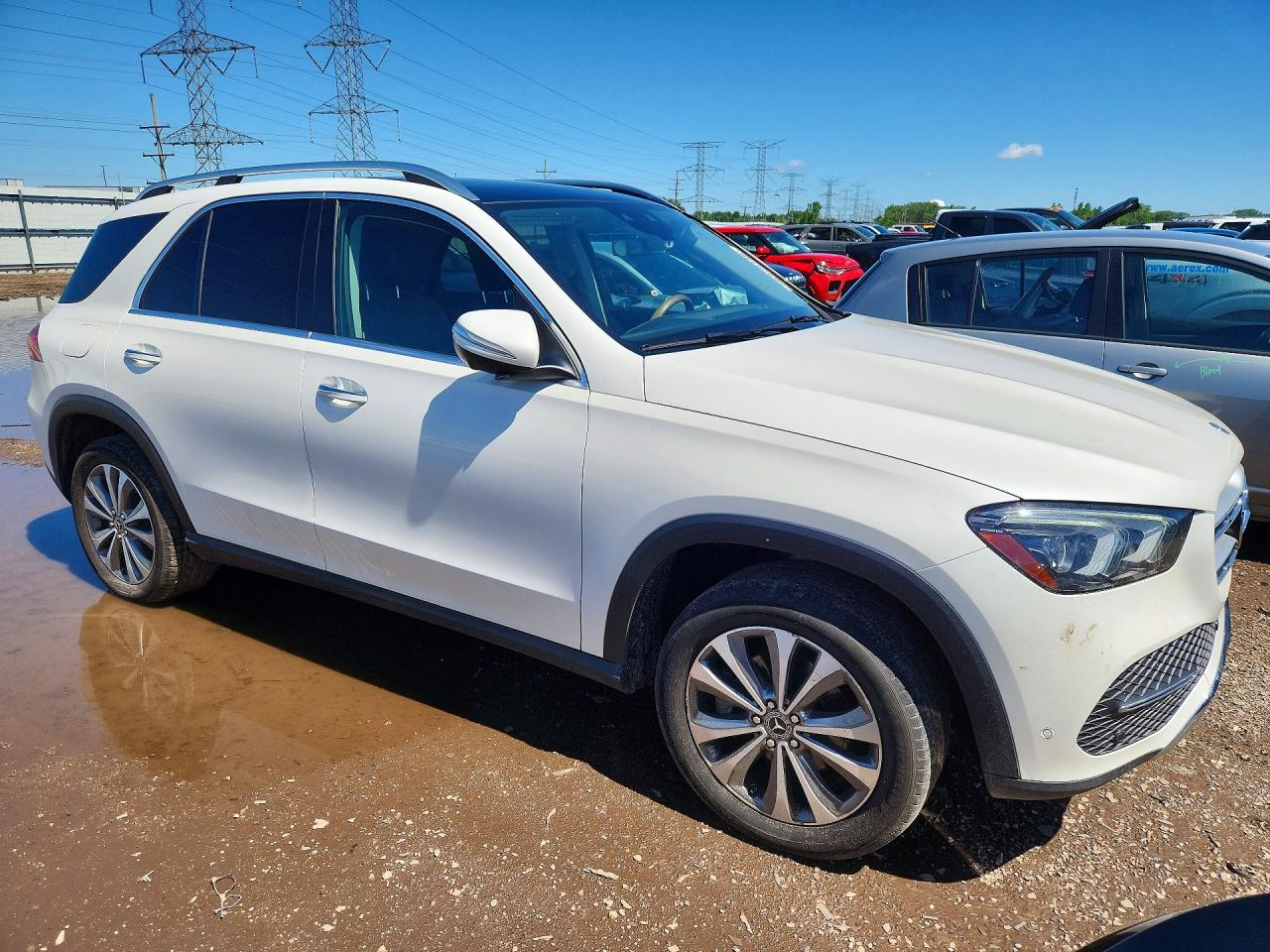 2020 Mercedes-Benz GLE-Class VIN 4JGFB4KBXLA028098 COPART salvage auction — Side, IN - CERTIFICATE OF TITLE (P), sold $22,500 on 2026-07-09 (photo 4)