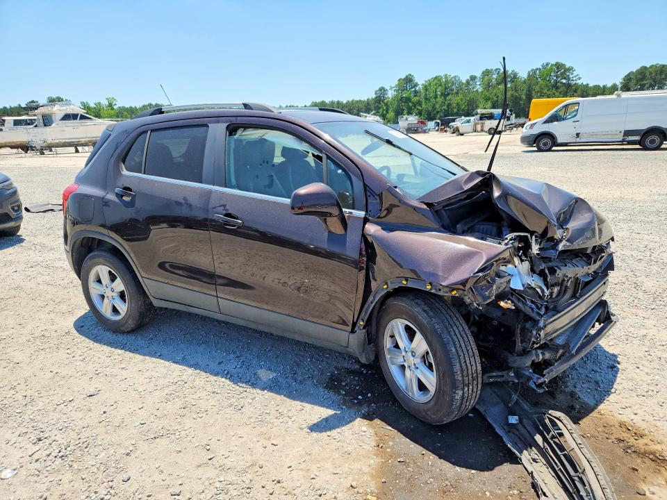 2015 Chevrolet Trax VIN KL7CJLSB8FB128474 COPART salvage auction — FRONT END, Nc - Salvage Certificate Of Title, sold $200 on 2026-07-27 (photo 4)