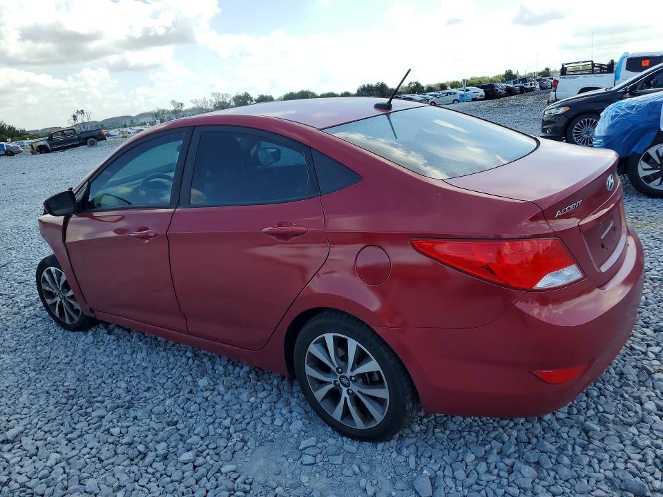 2017 Hyundai Accent VIN KMHCT4AE5HU378031 COPART salvage auction — FRONT END, Fl - Cert Of Title Slvg Rebuildable, sold $550 on 2026-07-10 (photo 2)