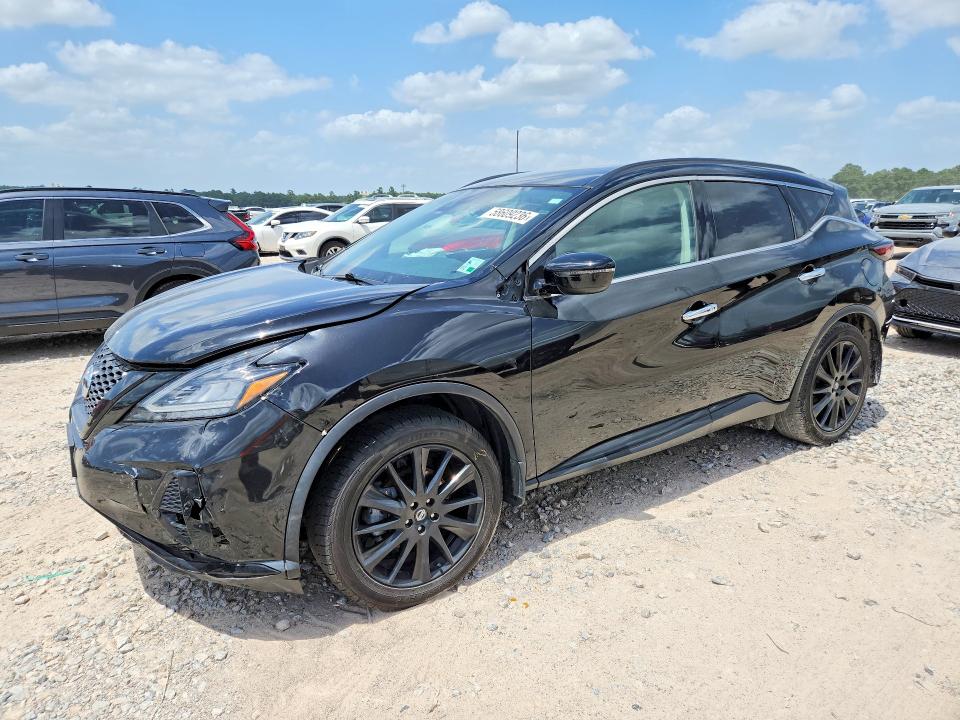 2022 Nissan Murano VIN 5N1AZ2BJ9NC126970 COPART salvage auction — FRONT END, Tx - Salvage Vehicle Title, sold $7,400 on 2026-07-21 (photo 1)