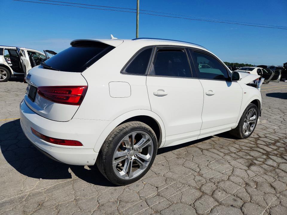 2018 Audi Q3 VIN WA1BCCFS0JR008343 COPART salvage auction — FRONT END, Tn - Salvage Certificate, sold $625 on 2026-07-06 (photo 3)