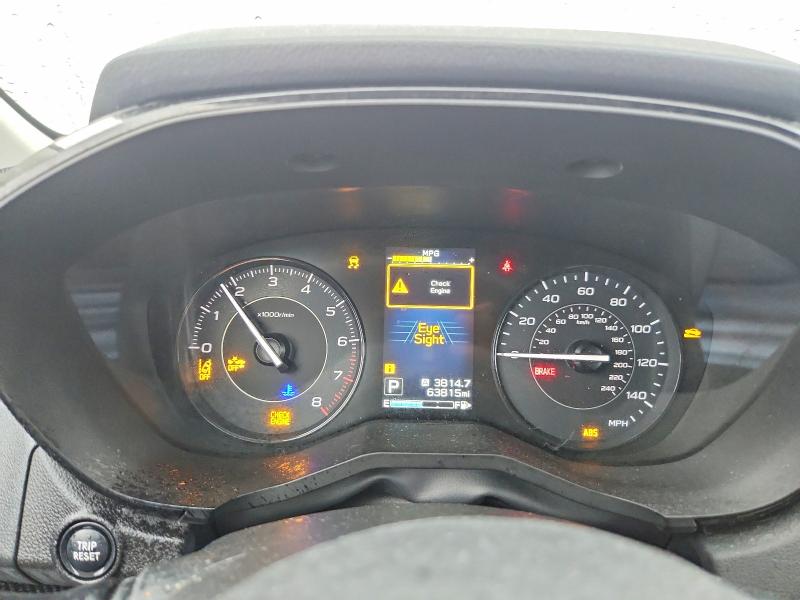 2020 Subaru VIN 4S3GTAB61L3704451 COPART salvage auction — FRONT END, IL - SALVAGE CERTIFICATE, sold $3,850 on 2026-07-09 (photo 9)