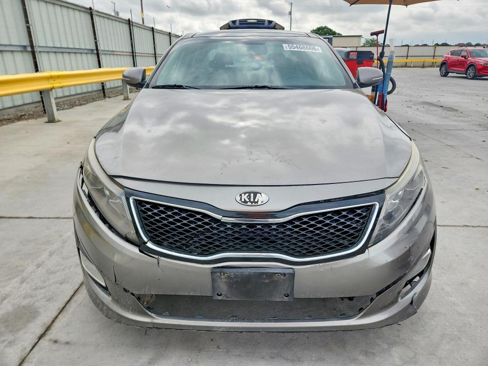 2014 Kia Optima VIN 5XXGN4A74EG289036 COPART salvage auction — FRONT END, Mt - Certificate Of Title, sold $625 on 2026-07-10 (photo 5)