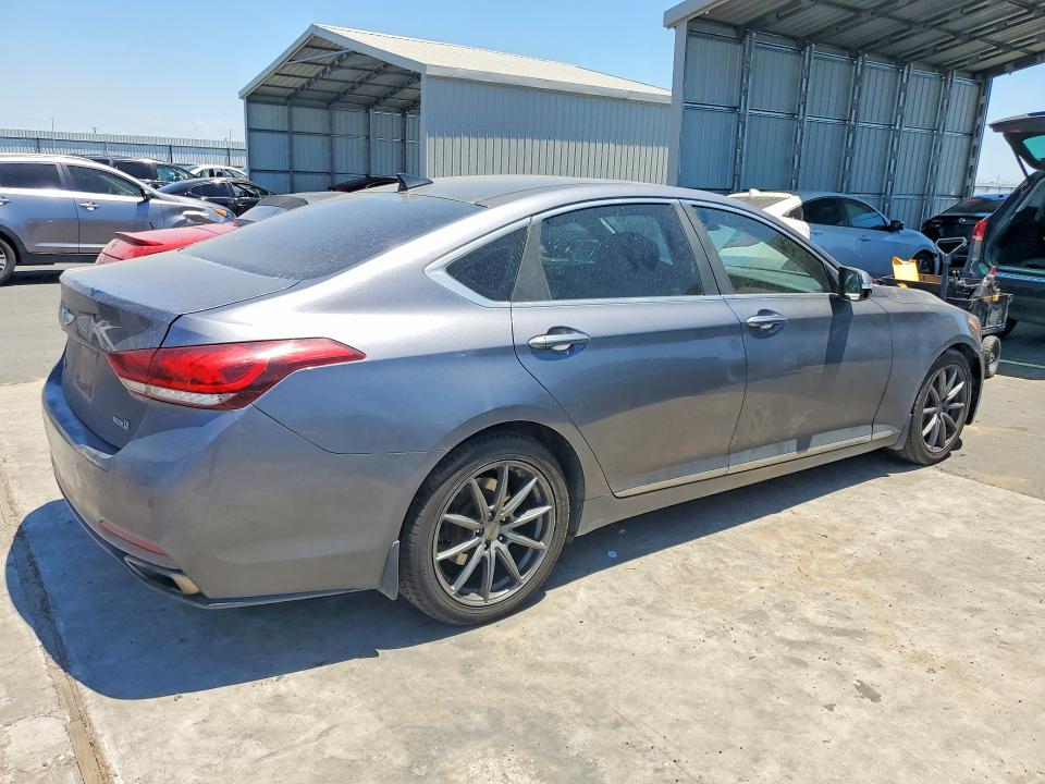2015 Hyundai Genesis VIN KMHGN4JE3FU079680 COPART salvage auction — UNDERCARRIAGE, Ca - Salvage Certificate, sold $1,450 on 2026-07-20 (photo 3)