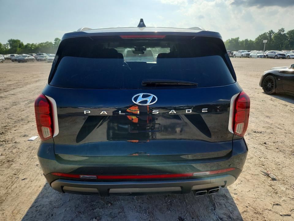 2024 Hyundai Palisade VIN KM8R44GE6RU777532 COPART salvage auction — FRONT END, Tx - Salvage Vehicle Title, sold $12,200 on 2026-07-24 (photo 6)