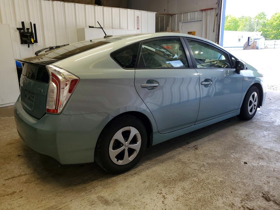 2014 Toyota Prius VIN JTDKN3DU1E1790595 COPART salvage auction — VANDALISM, Me - Cert Of Title-Salvage Collisio, sold $100 on 2026-07-02 (photo 3)