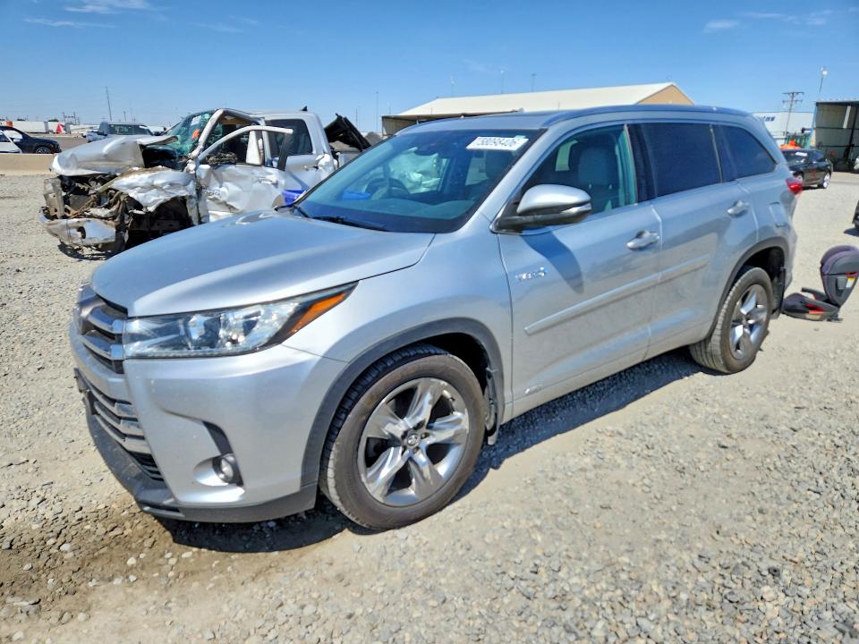 2019 Toyota VIN 5TDDGRFH0KS070550 COPART salvage auction — FRONT END, Co - Salvage Title, sold $1,650 on 2026-07-28 (photo 1)