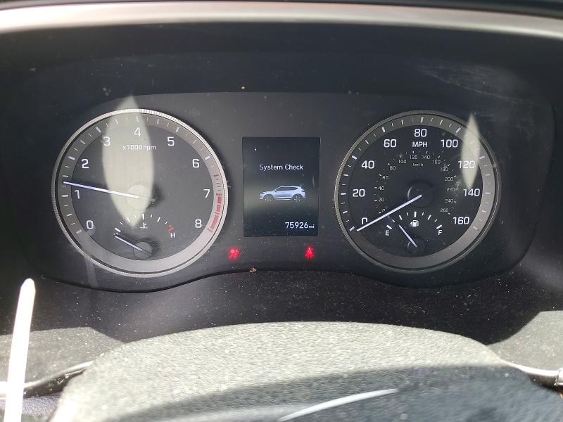 2021 Hyundai Tucson VIN KM8J33AL3MU283820 COPART salvage auction — REAR END, Tx - Salvage Vehicle Title, sold $3,800 on 2026-07-28 (photo 9)