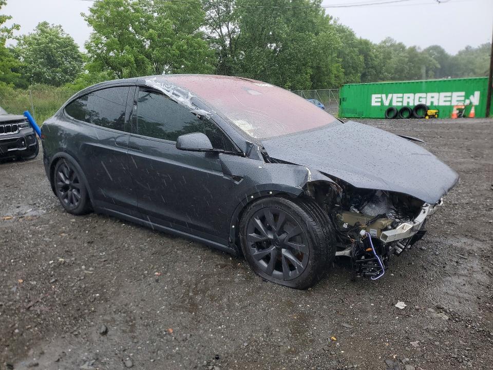 2024 Tesla Model x VIN 7SAXCDE54RF445506 COPART salvage auction — FRONT END, Nj - Cert Of Title-Slvg Lemon Law, sold $18,200 on 2026-07-28 (photo 4)