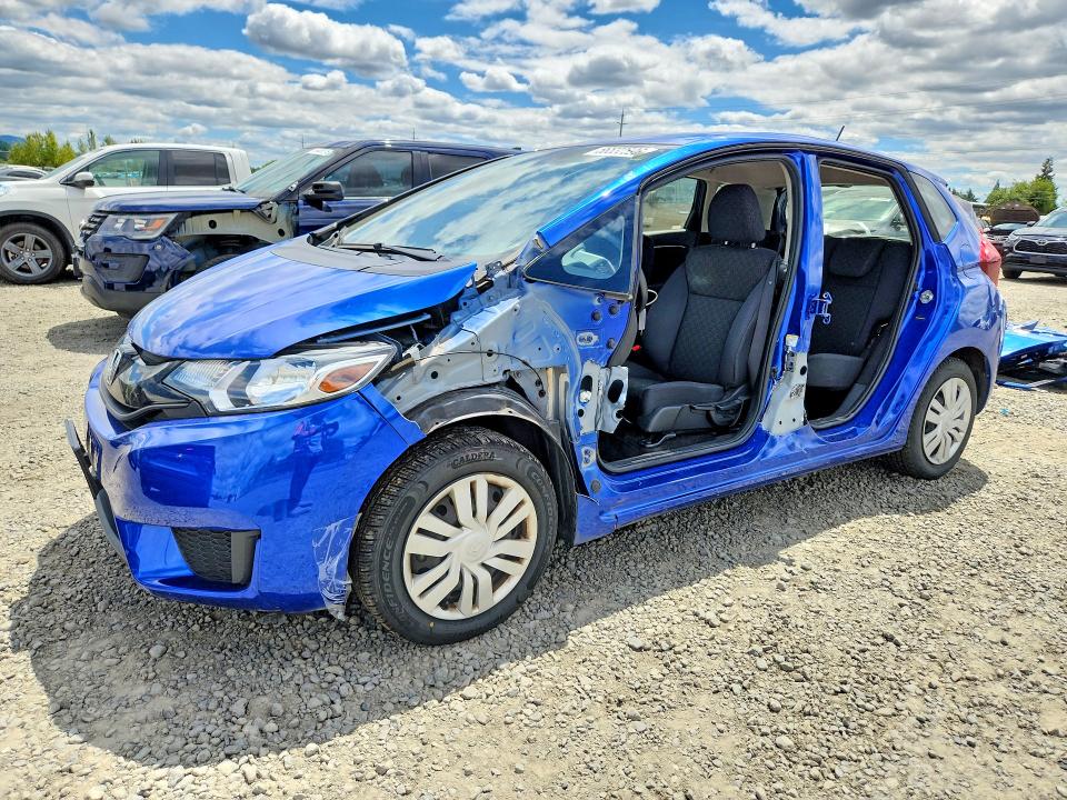 2016 Honda Fit VIN JHMGK5H52GX013810 COPART salvage auction — SIDE, Or - Salvage Title Certificate, sold $3,250 on 2026-07-14 (photo 1)