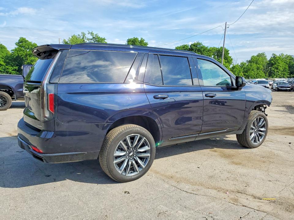 2024 Cadillac Escalade VIN 1GYS4GKL9RR269159 COPART salvage auction — FRONT END, Ny - Mv-907A Salvage Certificate, sold $14,000 on 2026-07-30 (photo 3)