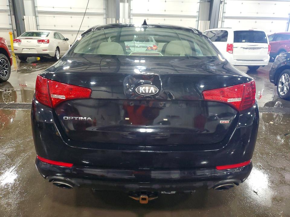 2013 Kia Optima VIN 5XXGM4A77DG098809 COPART salvage auction — VANDALISM, Mn - Cert Of Title-Prior Salvage, sold $225 on 2026-07-28 (photo 6)