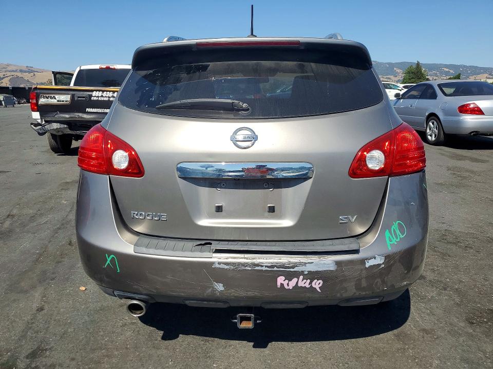 2011 Nissan Rogue sport VIN JN8AS5MT4BW165361 COPART salvage auction — REAR END, Ca - Salvage Certificate, sold $1,150 on 2026-07-07 (photo 6)