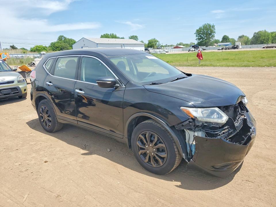 2015 Nissan Rogue VIN KNMAT2MV8FP500744 COPART salvage auction — FRONT END, Oh - Cert Of Title-Salvage, sold $2,550 on 2026-07-16 (photo 4)
