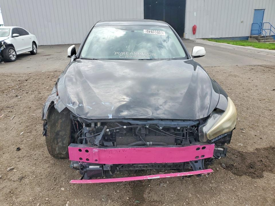 2019 Infiniti Q50 VIN JN1EV7AR6KM558091 COPART salvage auction — FRONT END, Fl - Cert Of Title-Rebuilt, sold $475 on 2026-07-09 (photo 5)