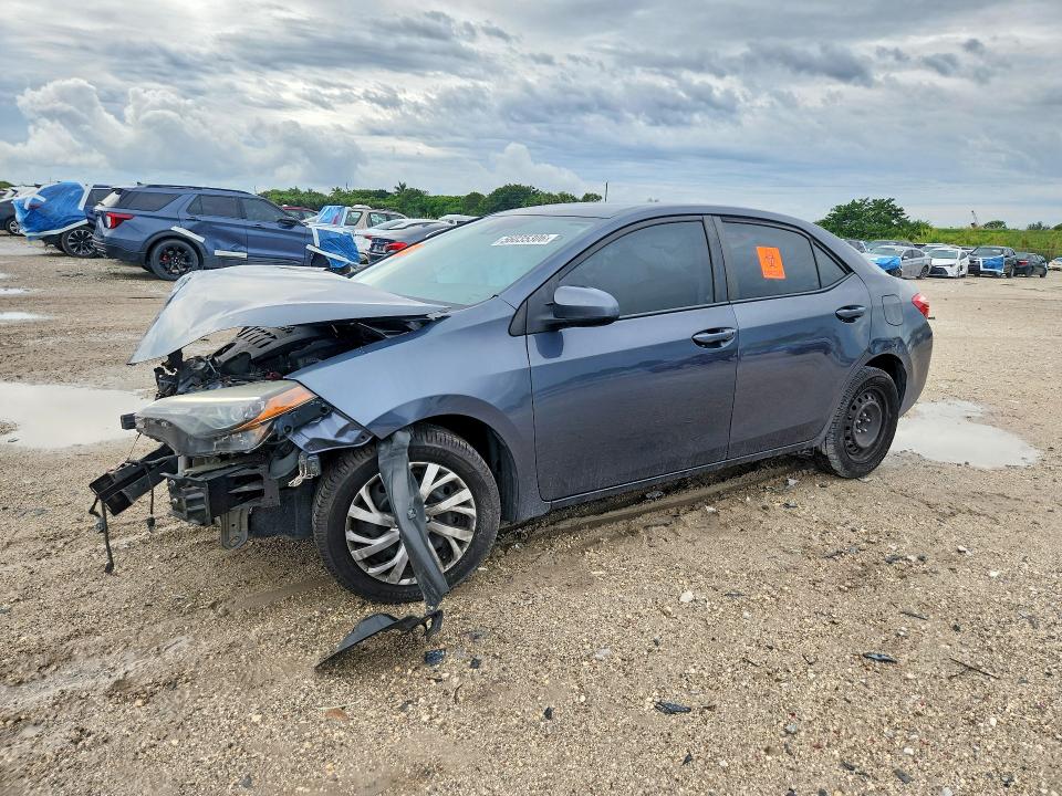 2018 Toyota VIN 5YFBURHE9JP796840 COPART salvage auction — FRONT END, Fl - Cert Of Title Slvg Rebuildable, sold $1,800 on 2026-07-14 (photo 1)