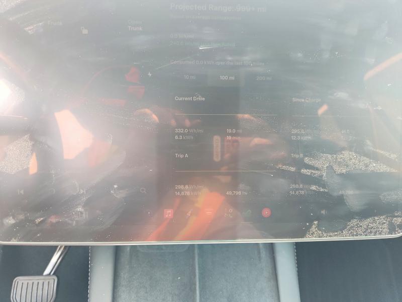 2023 Tesla Model y VIN 7SAYGDEE3PA075300 COPART salvage auction — SIDE, Tx - Salvage Vehicle Title, sold $8,100 on 2026-07-27 (photo 9)