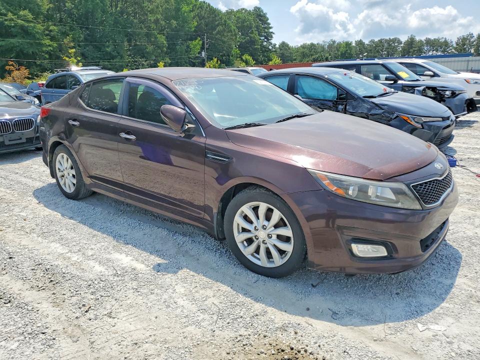 2015 Kia VIN 5XXGN4A75FG445148 COPART salvage auction — FRONT END, Ga - Certificate Of Title, sold $750 on 2026-07-27 (photo 4)