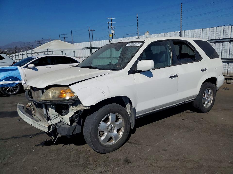 2004 Acura Mdx VIN 2HNYD18264H558210 COPART salvage auction — FRONT END, Ca - Salvage Certificate, sold $250 on 2026-07-22 (photo 1)