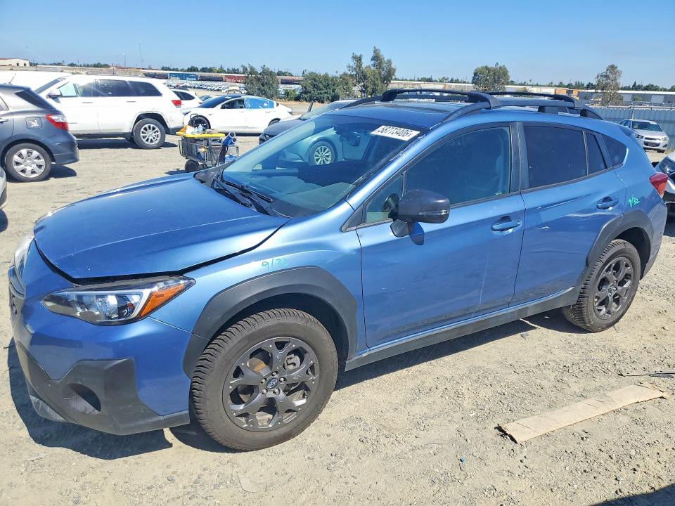 2021 Subaru Crosstrek VIN JF2GTHSC1MH317368 COPART salvage auction — ENGINE BURN, CA - SALVAGE CERTIFICATE, sold $2,450 on 2026-07-07 (photo 1)