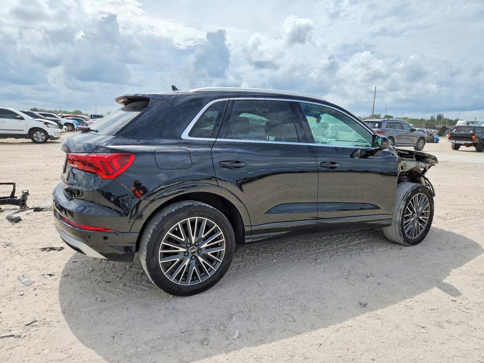 2022 Audi Q3 VIN WA1BUCF33N1102906 COPART salvage auction — FRONT END, Fl - Cert Of Title Slvg Rebuildable, sold $11,700 on 2026-07-14 (photo 3)