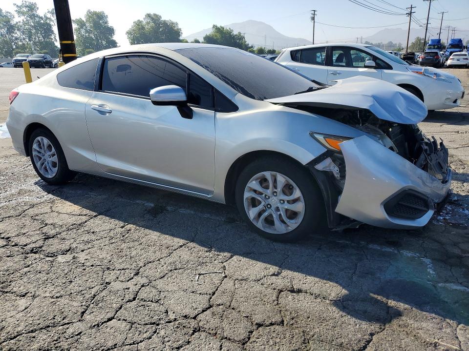 2015 Honda Civic VIN 2HGFG3B50FH528952 COPART salvage auction — FRONT END, Ca - Salvage Certificate, sold $600 on 2026-07-02 (photo 4)