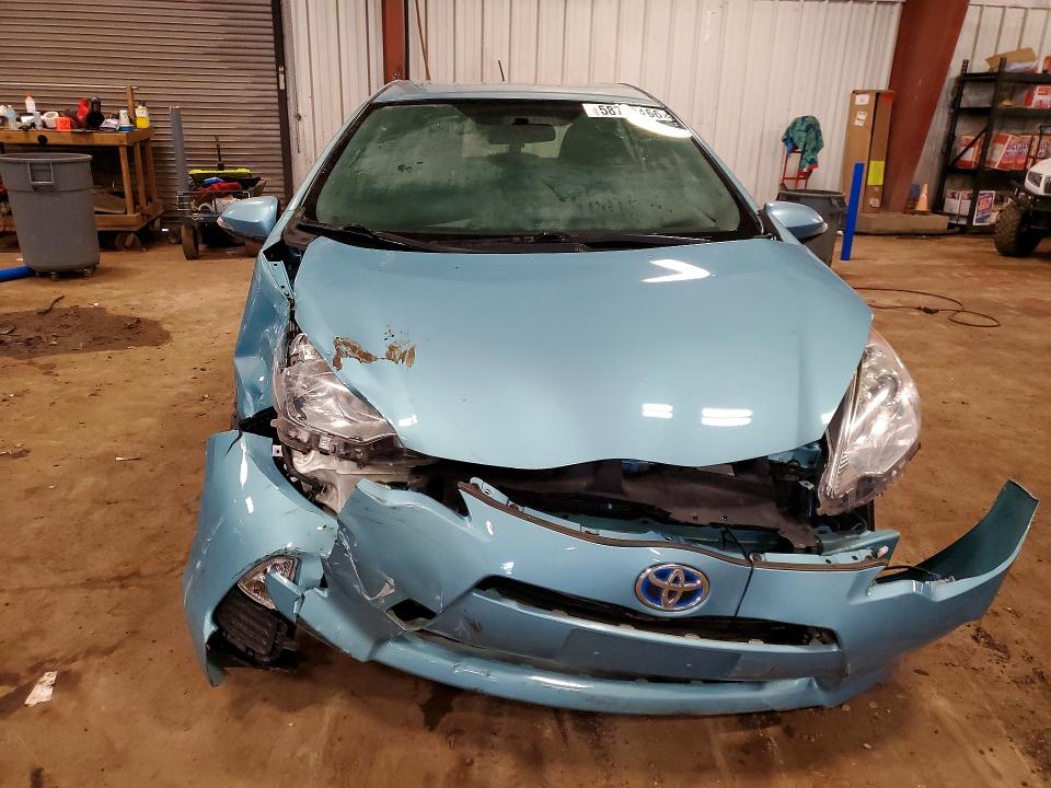 2012 Toyota Prius VIN JTDKDTB30C1003016 COPART salvage auction — FRONT END, Mi - Certificate Of Title, sold $300 on 2026-07-31 (photo 5)