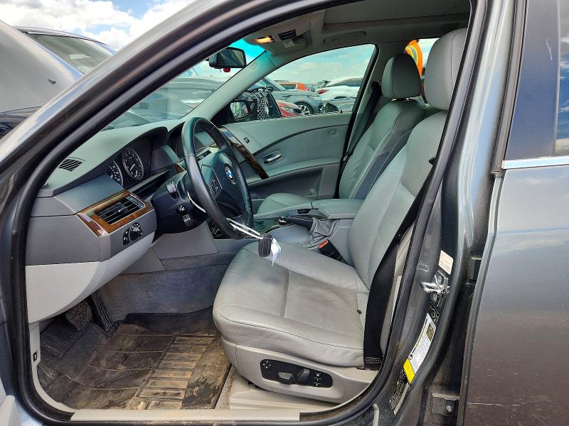 2006 BMW 5er VIN WBANN73556CN02983 COPART salvage auction — FRONT END, Il - Salvage Certificate, sold $675 on 2026-07-21 (photo 7)
