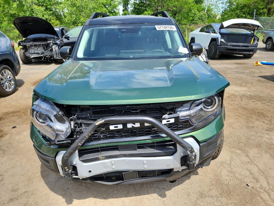 2025 Ford Bronco sport VIN 3FMCR9CN0SRF02195 COPART salvage auction — FRONT END, NJ - CERT OF TITLE-SALVAGE, sold $11,800 on 2026-07-28 (photo 5)