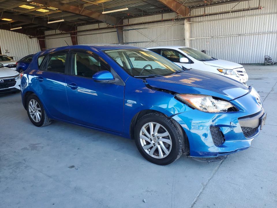 2012 Mazda 3 VIN JM1BL1L8XC1558749 COPART salvage auction — FRONT END, CA - SALVAGE CERTIFICATE, sold $1,050 on 2026-07-16 (photo 4)