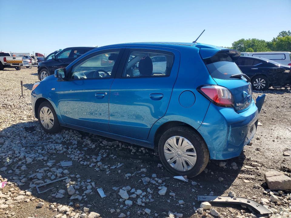 2024 Mitsubishi Mirage VIN ML32AUHJ6RH024640 COPART salvage auction — REAR END, Oh - Certificate Of Title (P), sold $2,750 on 2026-07-13 (photo 2)